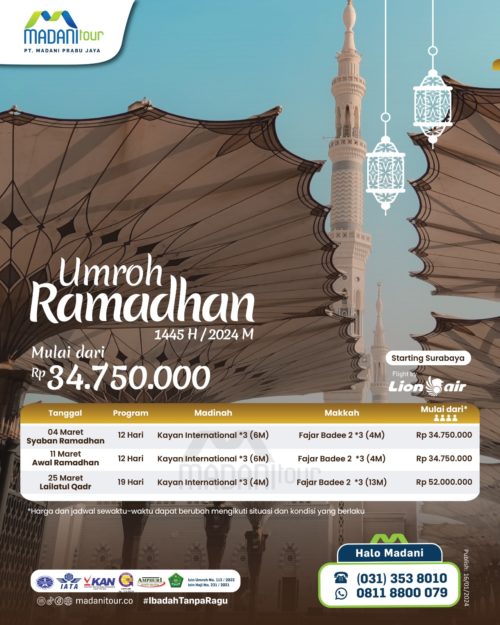 madani tour paket ramadhan